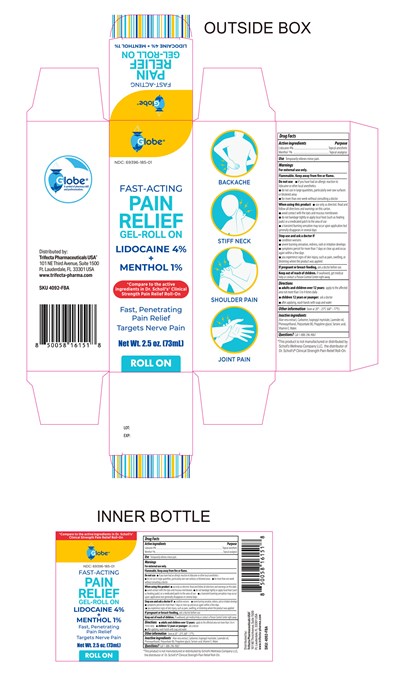 4092-fba Globe Fast-acting Pain Relief Gel Roll On 2 (4092 Fba Globe Fast Acting Pain Relief Gel Roll On 2)